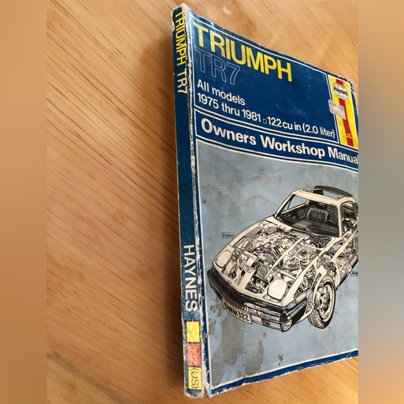 Triumph TR7 Models 1975 thru 1981 Owners Workshop Manual - Picture 5 of 14